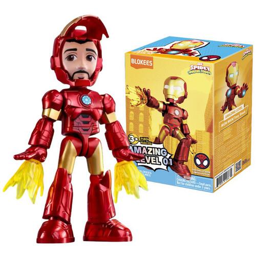 Blokees: Marvel Spidey Amazing Friends - Level 01 Iron Man Model Kit