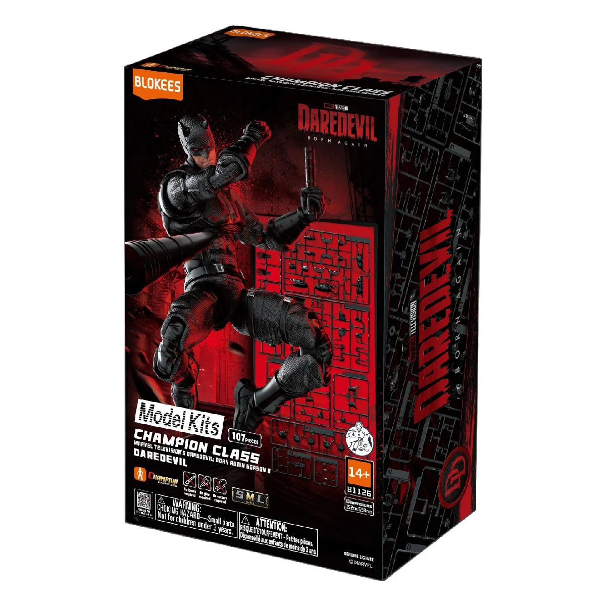 Blokees: Marvel - Daredevil: Born Again Daredevil Champion Class 14 Model Kit