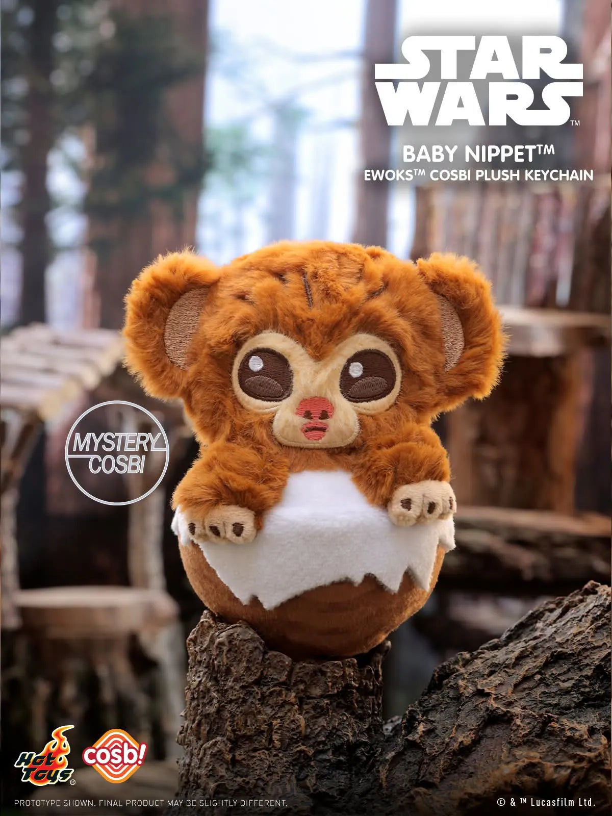 Hot Toys x Star Wars - Ewoks Plush Keychain Collection Series 2 Blind Box