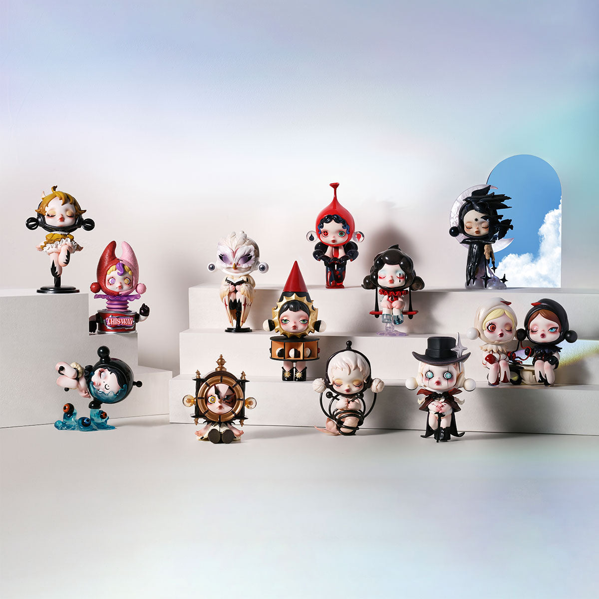 POP MART SKULLPANDA 4体セット POP MART: SKULLPANDA Image Of Reality Series Figures – The Big