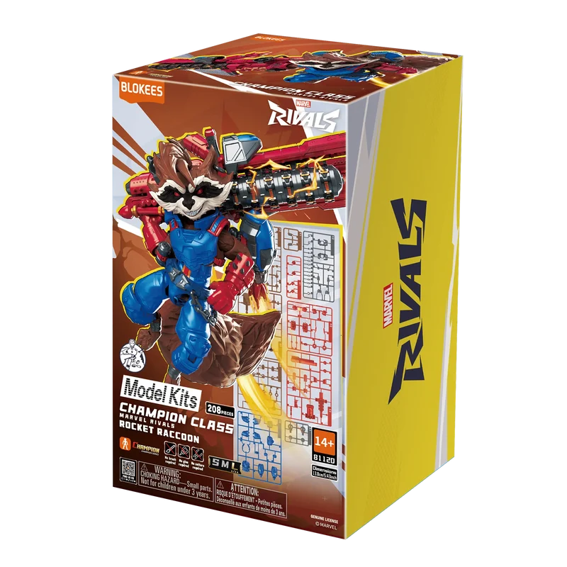 Blokees: Marvel Rivals - Champion Class 08 Rocket Raccoon Model Kit