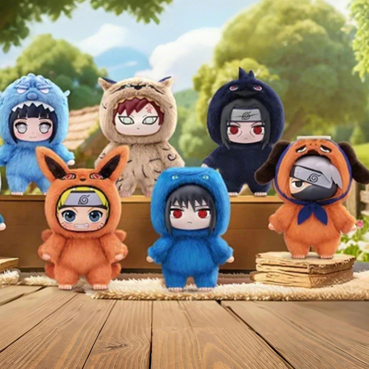 TOP TOY: Naruto - Cute Beast Party v1 Plush Keychain Series Blind
