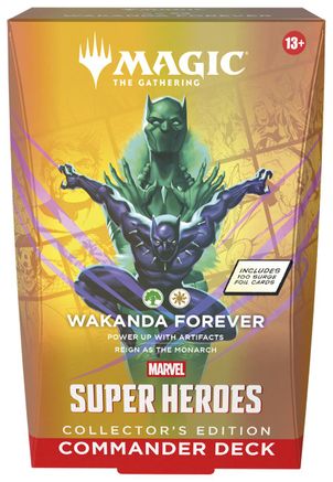 Marvel Super Heroes Commander Deck - Wakanda Forever (Collector's Edition)