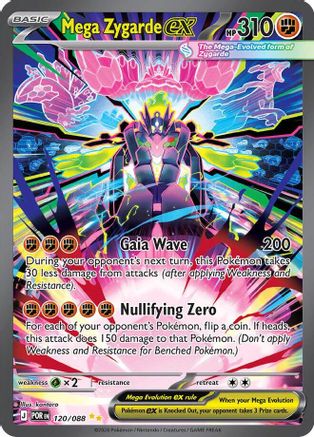 Mega Zygarde ex 120/088 - Holofoil ME03 Perfect Order - Special