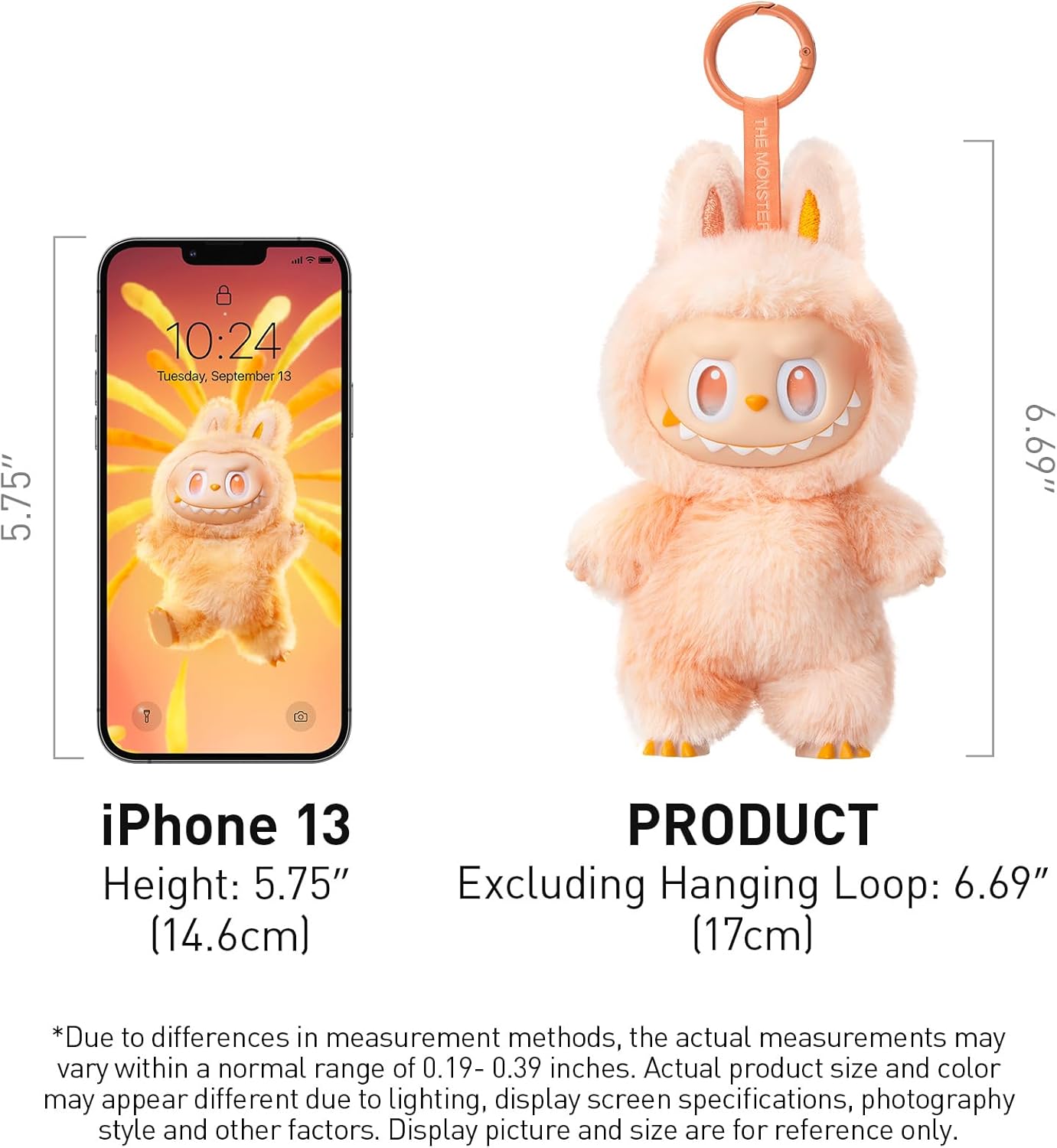 POPMART: Labubu - THE MONSTERS: Big into Energy Series Vinyl Plush Pendant Blind Box