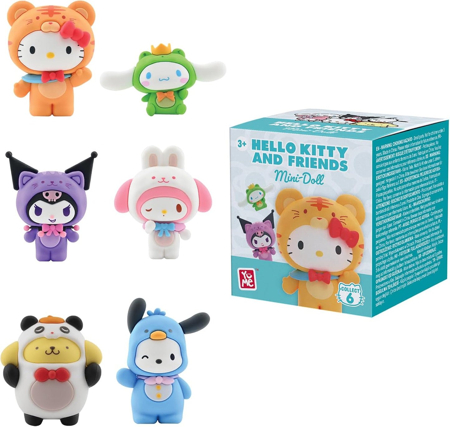YuMe: Hello Kitty and Friends Mini-Doll Forest Friends Series Figure Blind Box