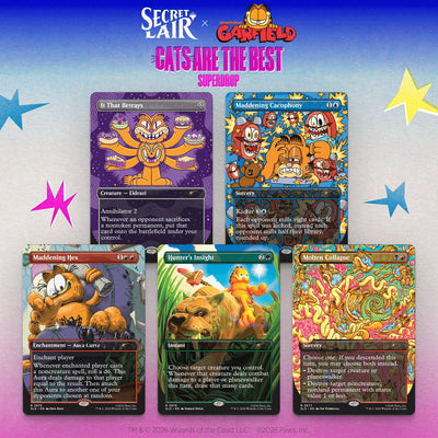 Secret Lair Drop: Secret Lair x Garfield: Our Only Thought is to Entertain You Non-Foil Edition