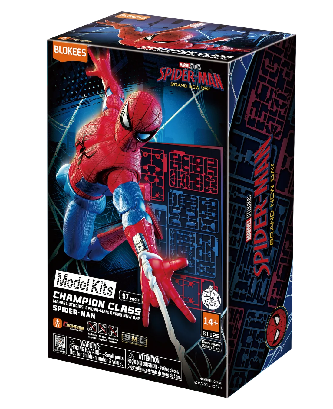 Blokees: Marvel - Spider-Man: Brand New Day Spider-Man Champion Class 13 Model Kit