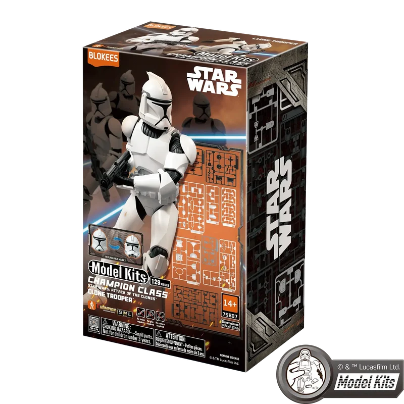 Blokees: Star Wars: Attack of the Clones - Champion Class 07 Clone Trooper Model Kit
