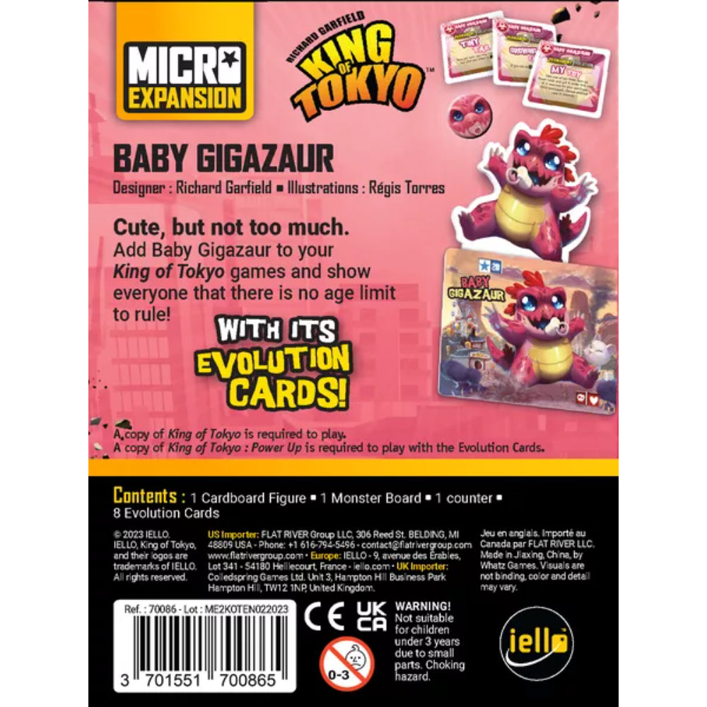 King of Tokyo - Baby Gigazaur Expansion