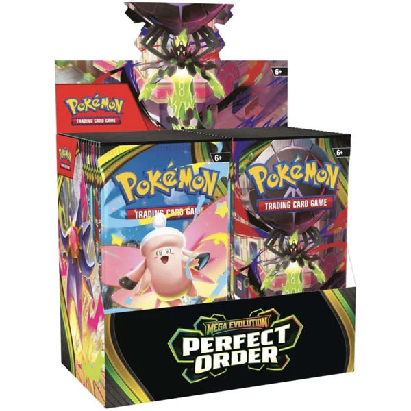 Pokmon TCG: Mega Evolution - Perfect Order Booster Box The Big Bang Store Pokmon TCG: Mega Evolution - Perfect Order Booster Box The Big Bang Store