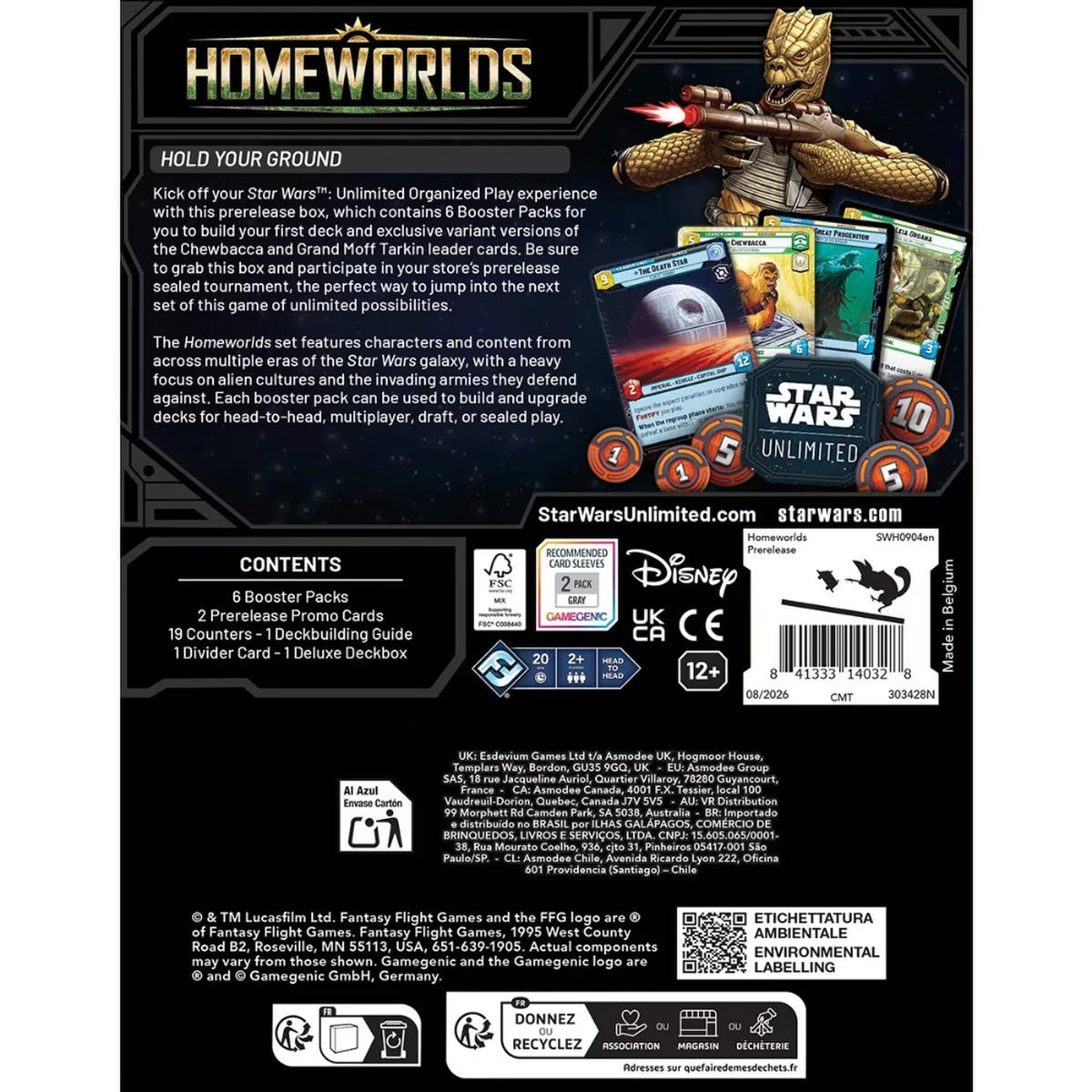 Star Wars: Unlimited - Homeworlds Prerelease Box