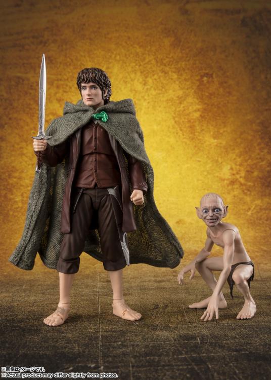 S.H.Figuarts - The Lord of the Rings: The Fellowship of the Ring - Frodo Baggins & Gollum Action Figure Set