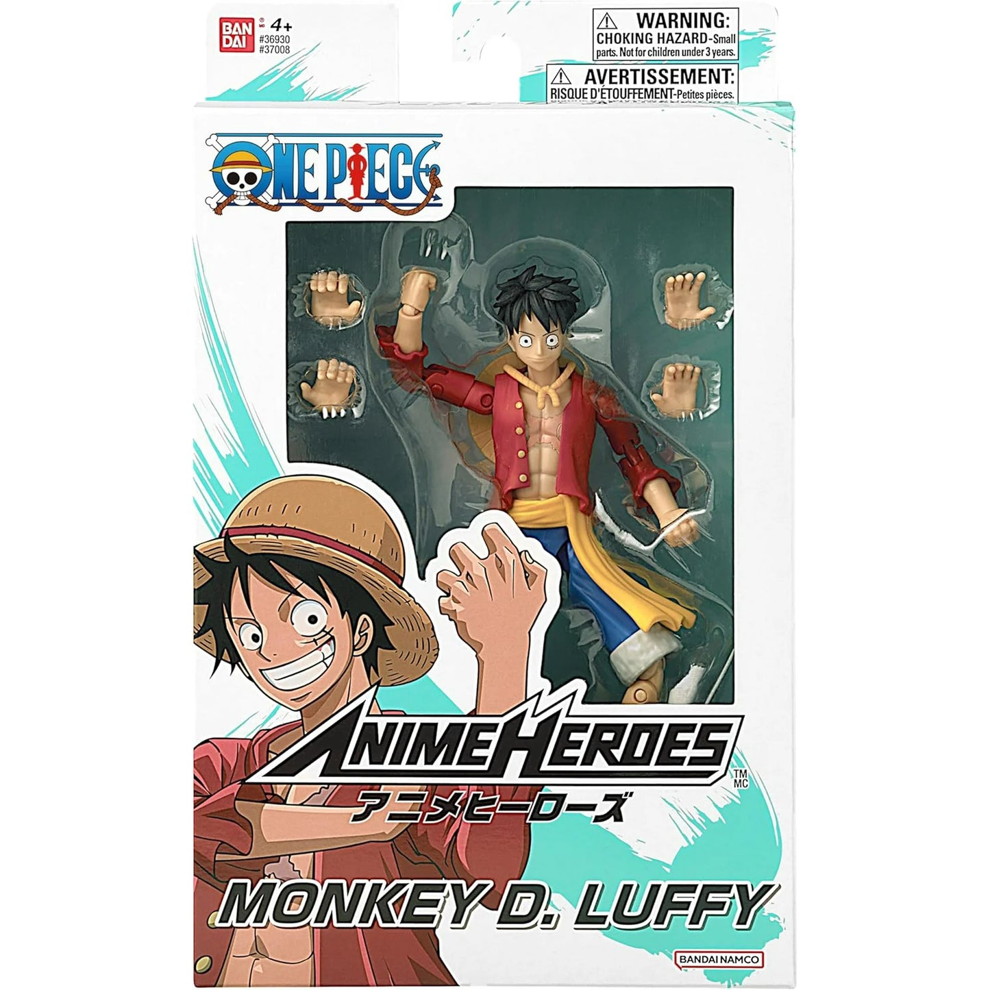 One Piece - Anime Heroes Series: Monkey D Luffy Renewal Collectible Figure