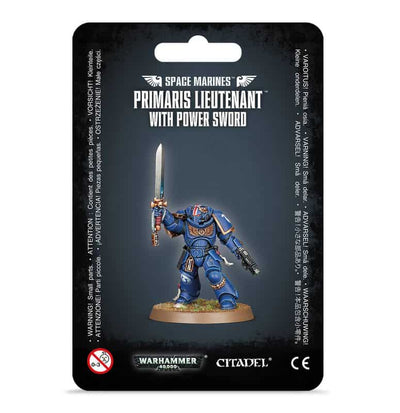 Space Marines: Lieutenant with Power Sword