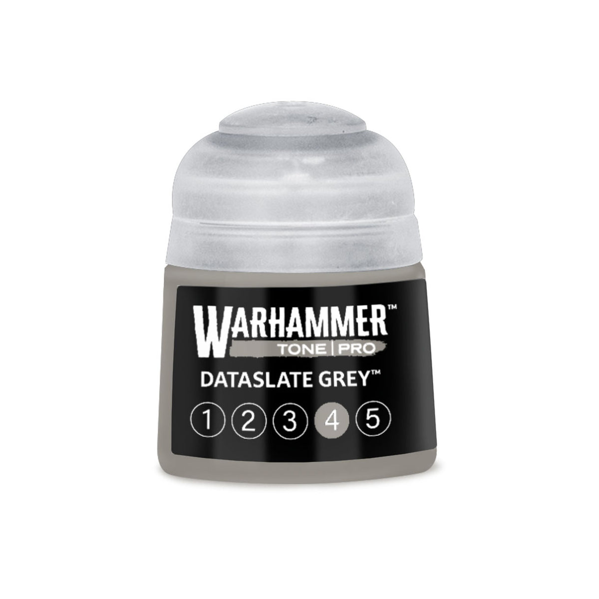 Warhammer Tone Pro Paint: Dataslate Grey 4 12ML