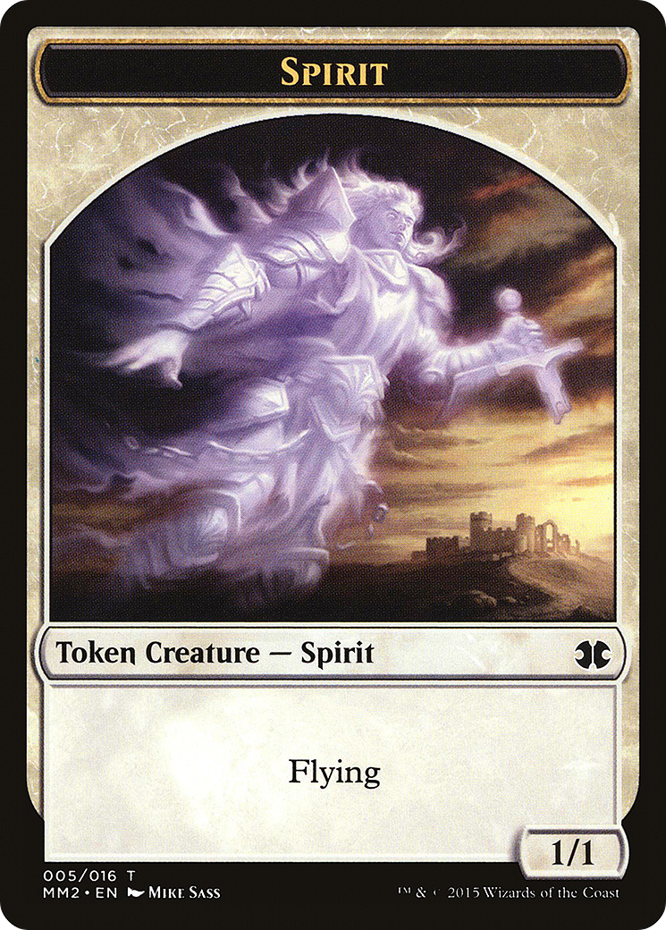 Spirit Token (MM2-005) - Modern Masters 2015 Tokens
