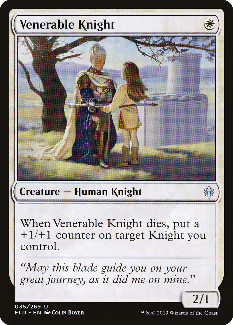 Venerable Knight (ELD-035) - Throne of Eldraine Foil