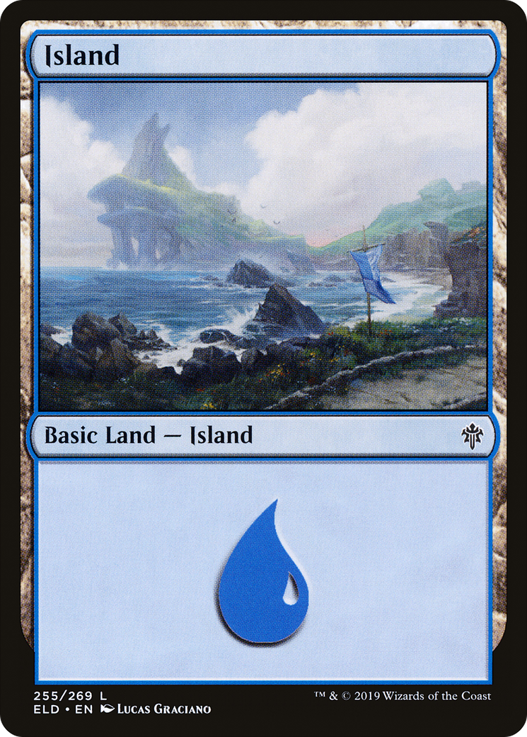 Island (255) (ELD-255) - Throne of Eldraine