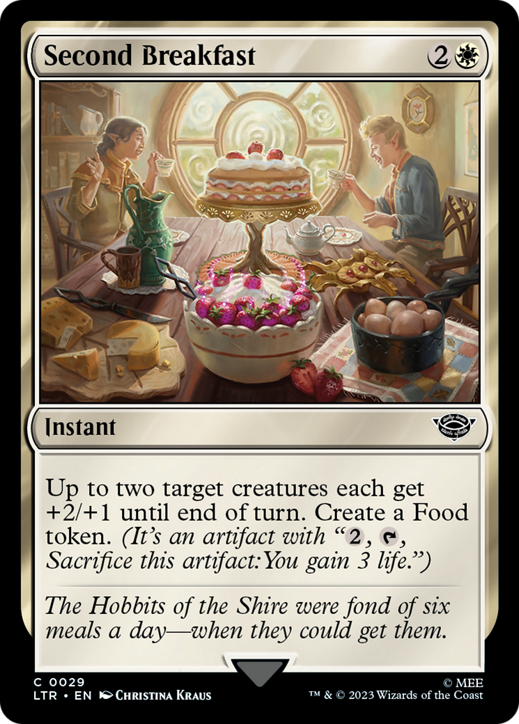 Second Breakfast (LTR-029) - The Lord of the Rings: Tales of Middle-earth Foil