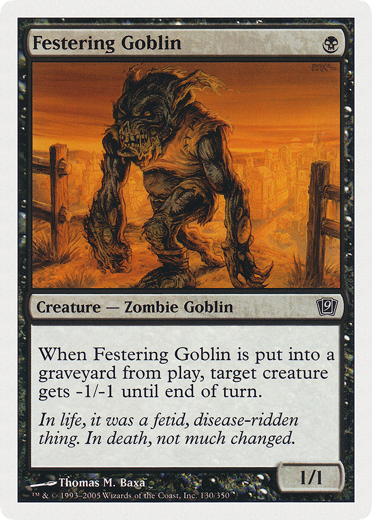 Festering Goblin (9ED-130) - 9th Edition