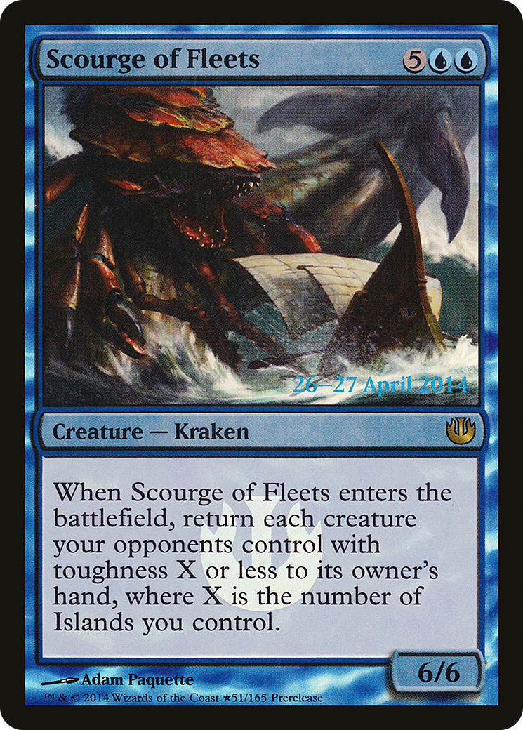 Scourge of Fleets (PRE-051) - Journey into Nyx Promos Foil