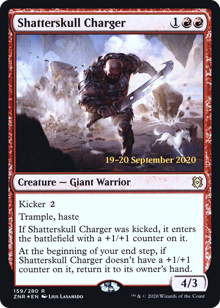 Shatterskull Charger (PRE-159) - Zendikar Rising Promos Foil