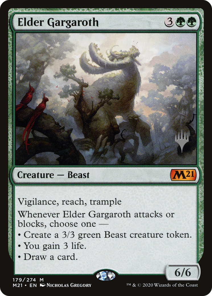 Elder Gargaroth (PPM21-179) - Core Set 2021 Promos Foil