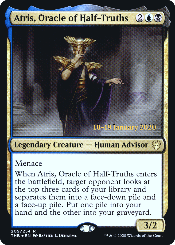 Atris, Oracle of Half-Truths (PRE-209) - Theros Beyond Death Promos Foil
