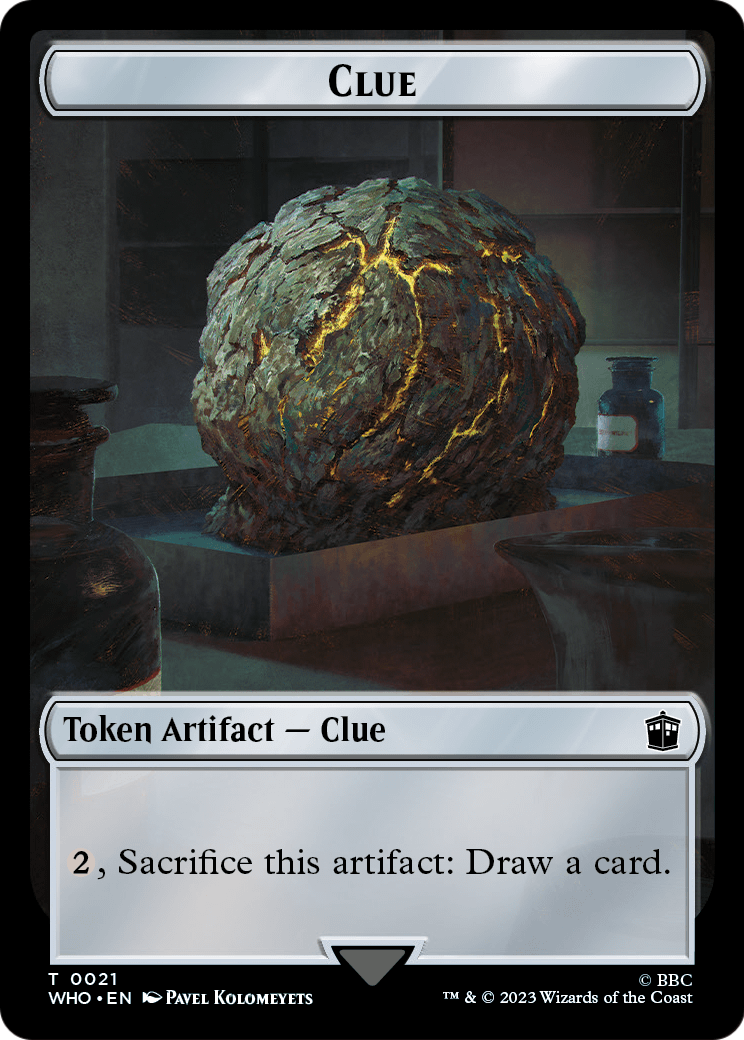 Clue (TWHO-021) - Doctor Who Tokens Foil