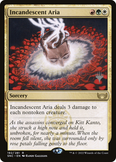 Incandescent Aria (Promo Pack) [Streets of New Capenna Promos]
