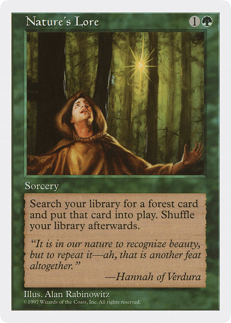 Nature's Lore (5ED-) - Fifth Edition