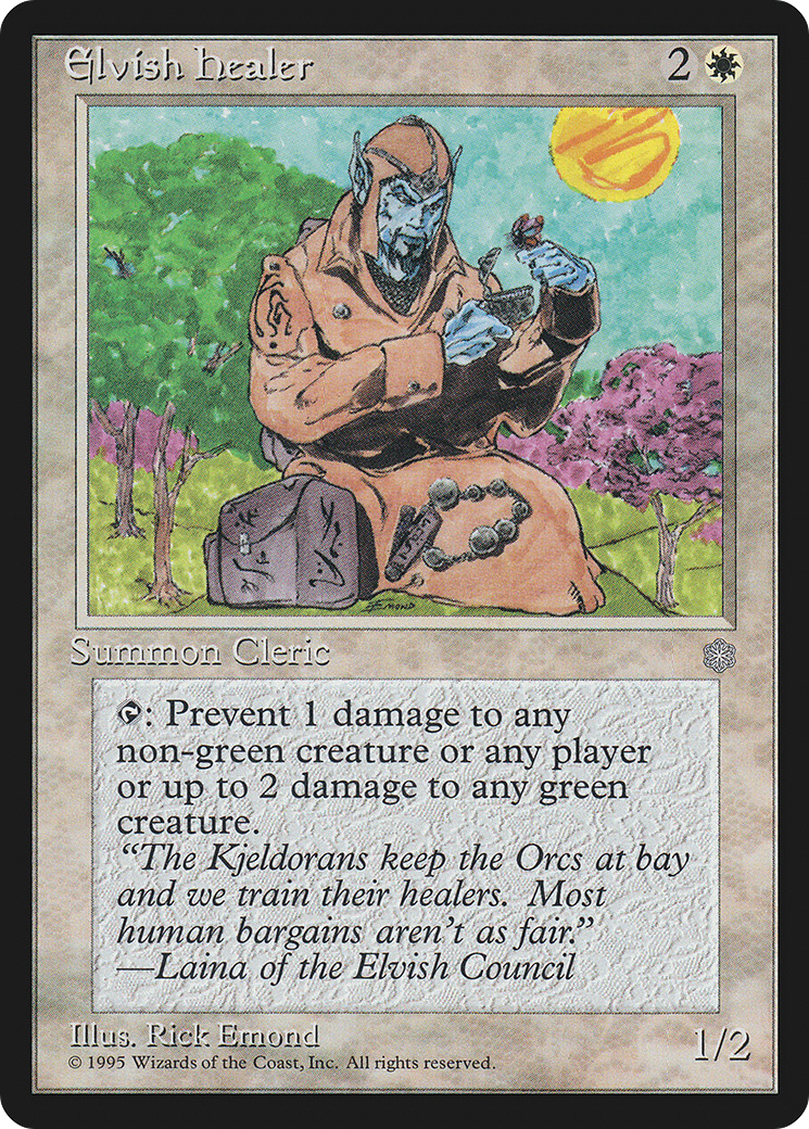 Elvish Healer (ICE-) - Ice Age