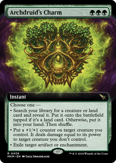 Archdruid's Charm (Extended Art) (MKM-408) - Murders at Karlov Manor: (Extended Art)