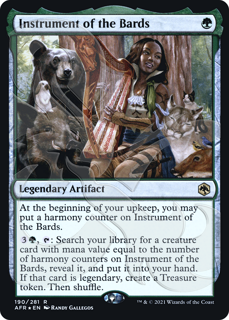 Instrument of the Bards (AFR&-190) - Adventures in the Forgotten Realms Promos Foil