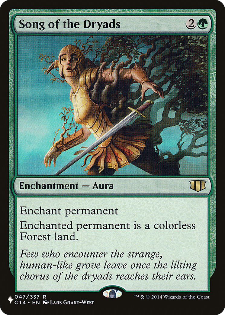Song of the Dryads (LIST-047/337) - The List