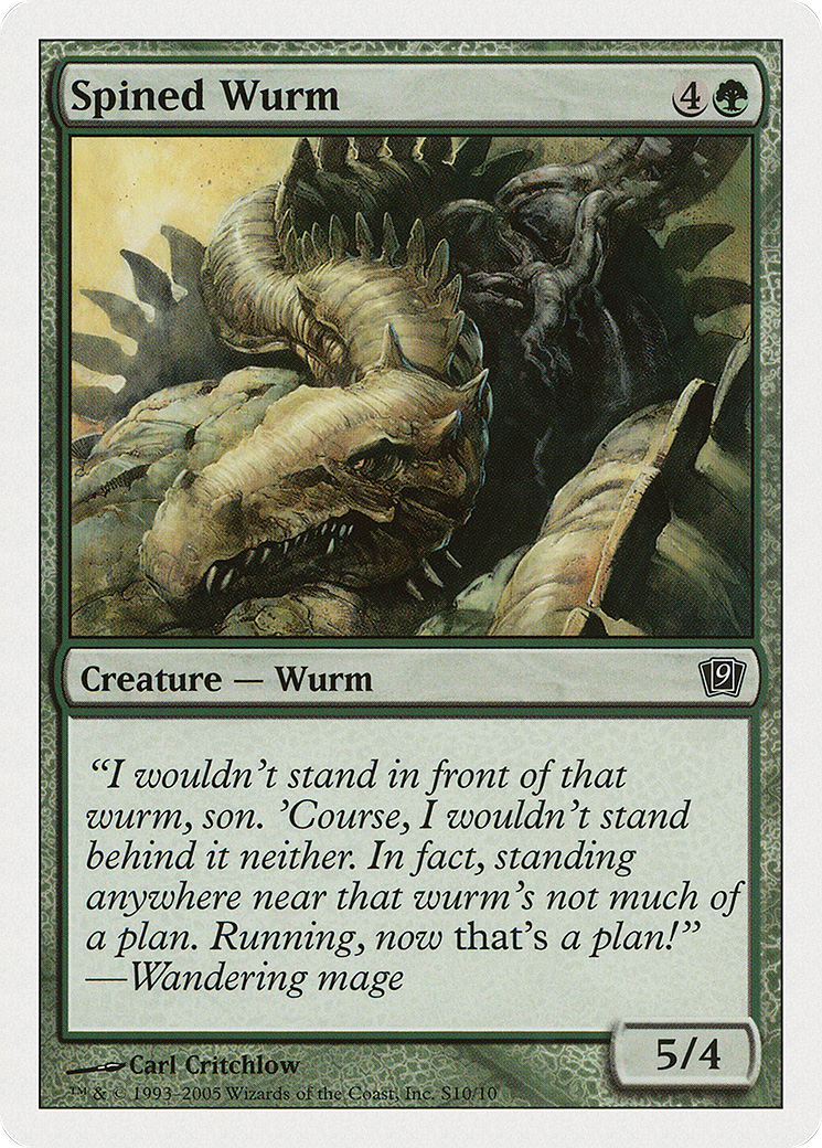 Spined Wurm (9ED-) - 9th Edition
