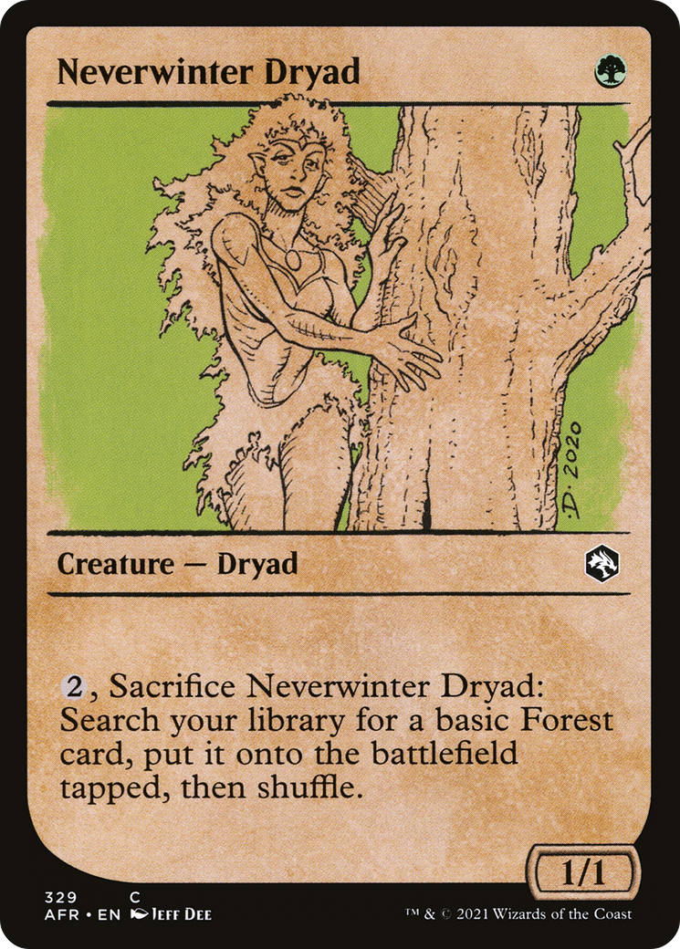 Neverwinter Dryad (Showcase) (AFR-329) - Adventures in the Forgotten Realms: (Showcase)
