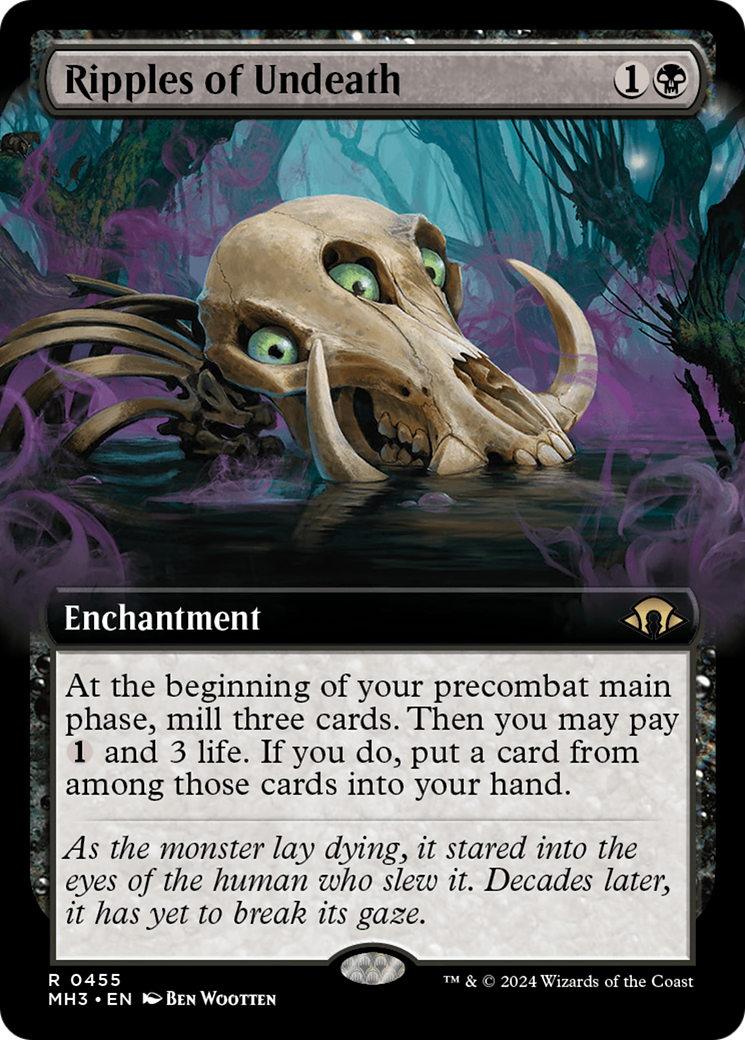 Ripples of Undeath (Extended Art) (MH3-455) - Modern Horizons 3: (Extended Art) Foil