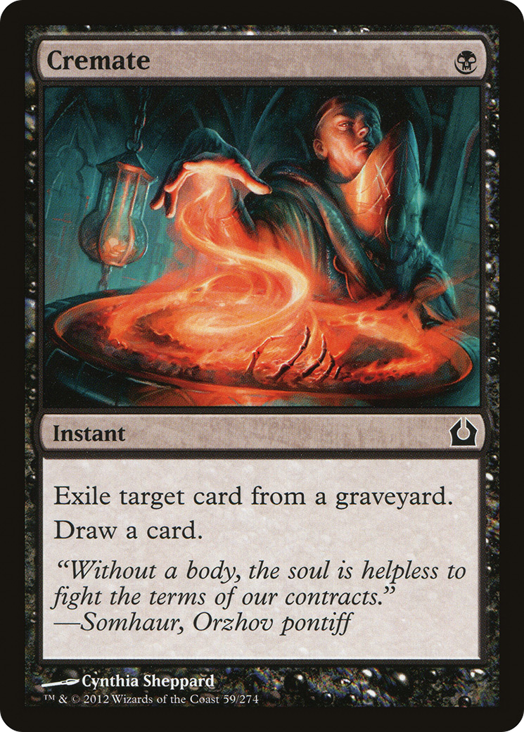 Cremate (RTR-059) - Return to Ravnica Foil