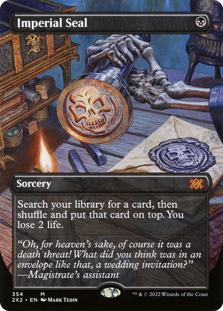 Imperial Seal (Borderless) (2X2-354) - Double Masters 2022 (Borderless)