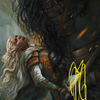 Éowyn, Fearless Knight // Éowyn, Fearless Knight (ALTR-015) - Tales of Middle-earth Art Series (Borderless) Foil