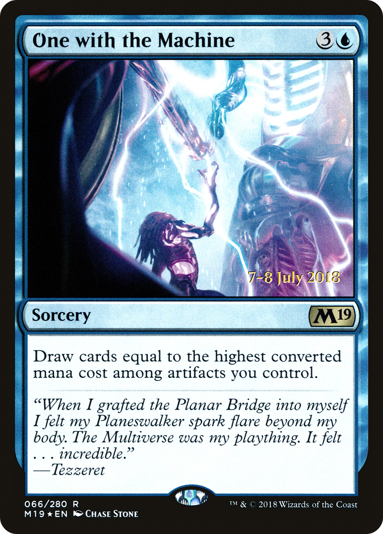 One with the Machine (PRE-066) - Core Set 2019 Promos Foil