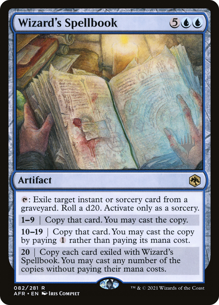 Wizard's Spellbook (PPAFR-082) - Adventures in the Forgotten Realms Promos