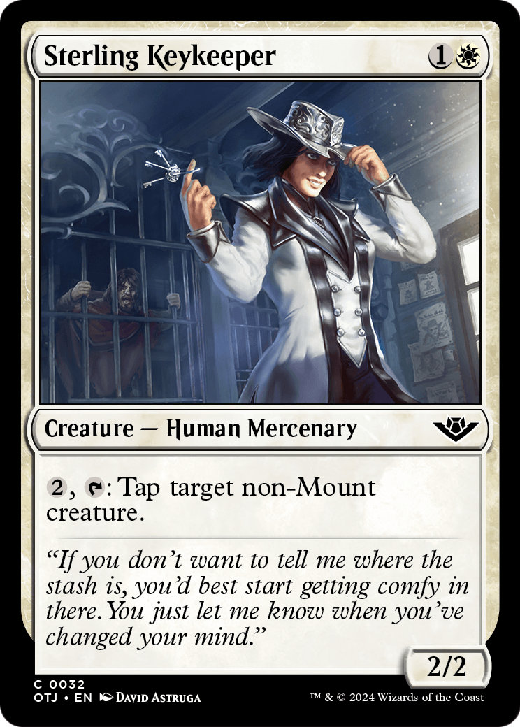 Sterling Keykeeper (OTJ-032) - Outlaws of Thunder Junction Foil