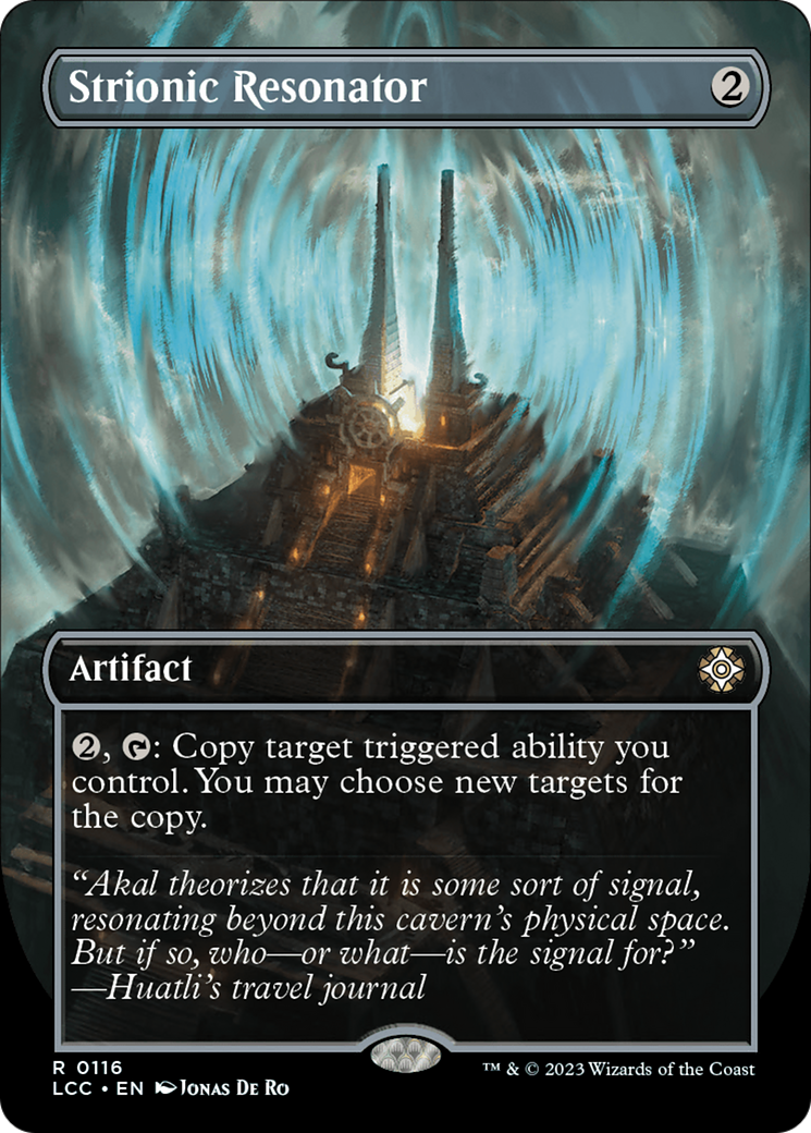 Strionic Resonator (Borderless) (LCC-116) - The Lost Caverns of Ixalan Commander (Borderless)