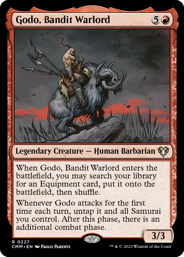 Godo, Bandit Warlord (CMM-227) - Commander Masters Foil