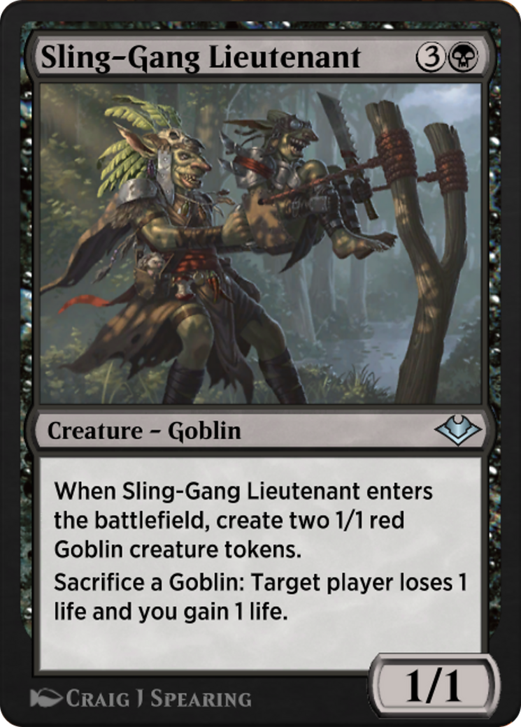 Sling-Gang Lieutenant (J21-386) - Jumpstart: Historic Horizons