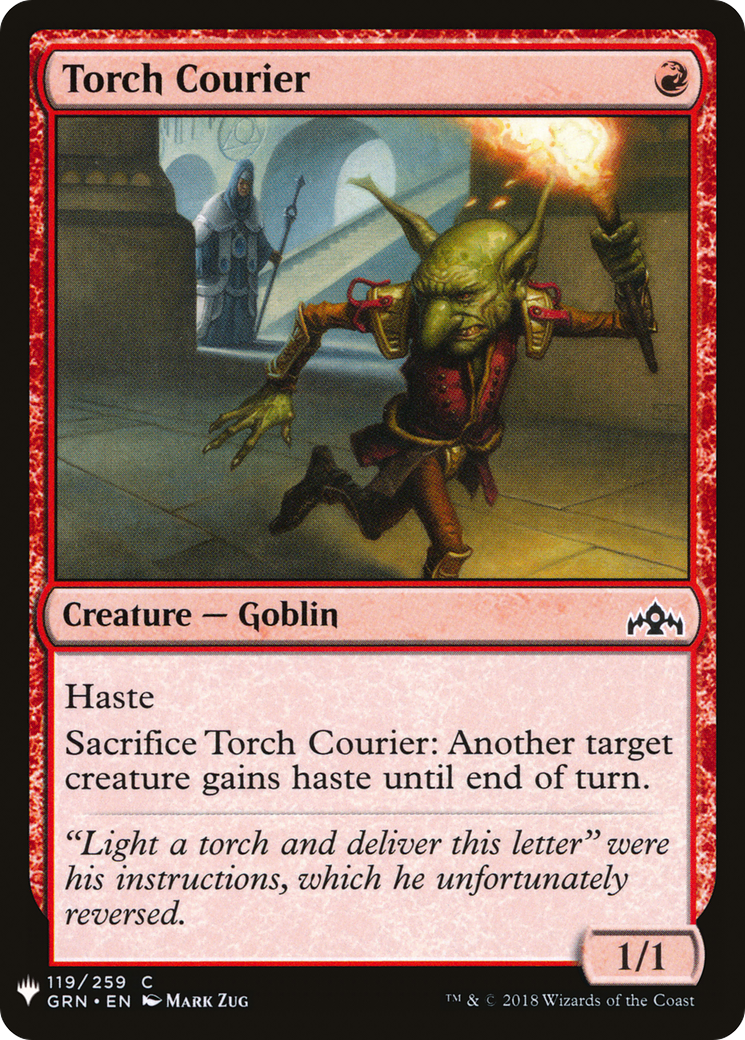 Torch Courier (LIST-GRN-119) - The List
