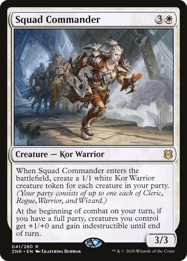 Squad Commander (PPZNR-041) - Zendikar Rising Promos